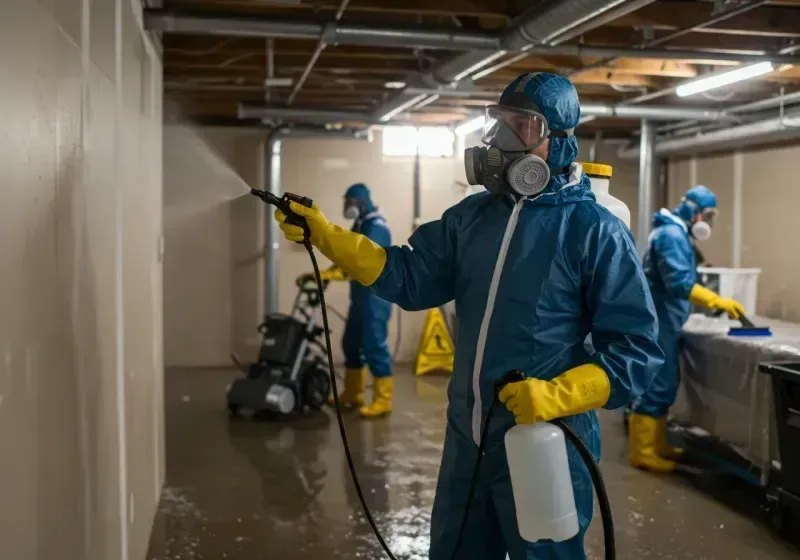 Basement Sanitization and Antimicrobial Treatment process in Waterloo, NE